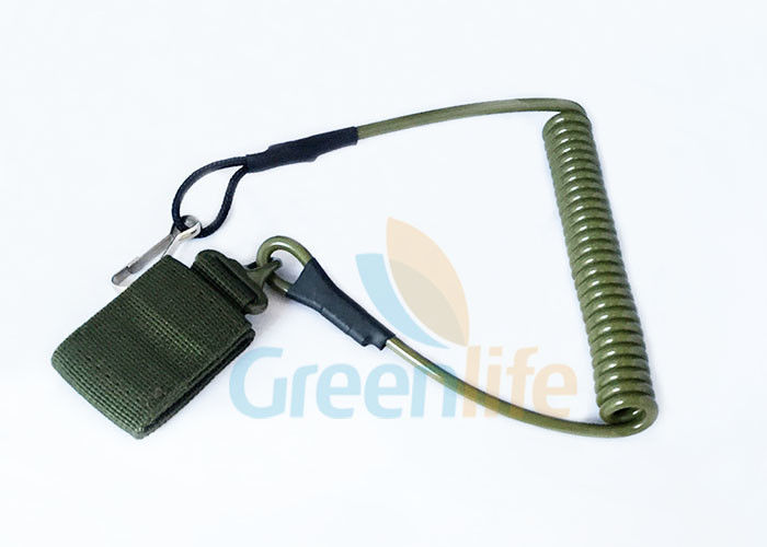 Ordu Yeşil Güçlü Taktik Bobin Aracı İpi PU Koruma İçin Koruma